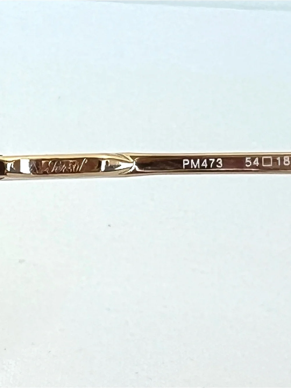 PERSOL Italy RATTI PM473 DIC DR Gold Metal Frame Brown Lens Aviators Sunglasses